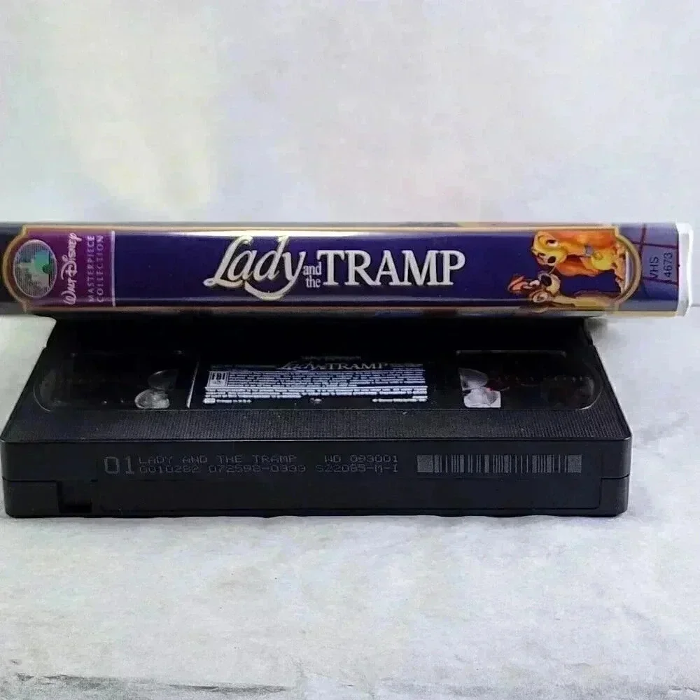 Walt Disney Masterpiece LADY AND THE TRAMP VHS TAPE VINTAGE 90'S